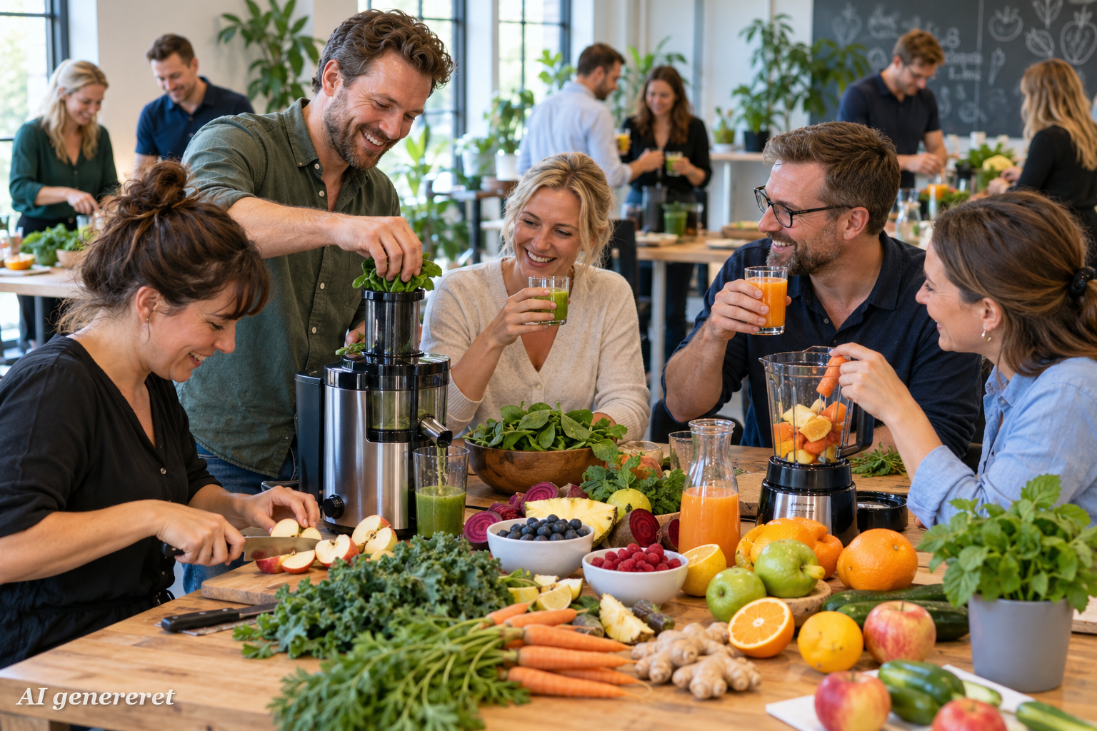 Når teambuilding smager af friskpresset juice